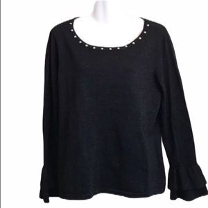 Black Rivet long sleeve black sweater size medium